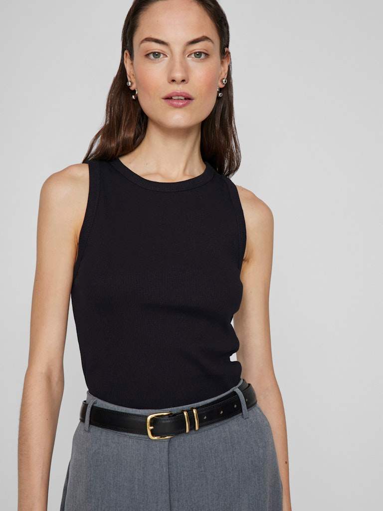 Visola S/L Tank Top Noos - SS25 - koop Tops van Vila bij Meisjes Brugge