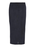 Navy Blazer Rokken - Visudas Hw Midi Skirt van Vila