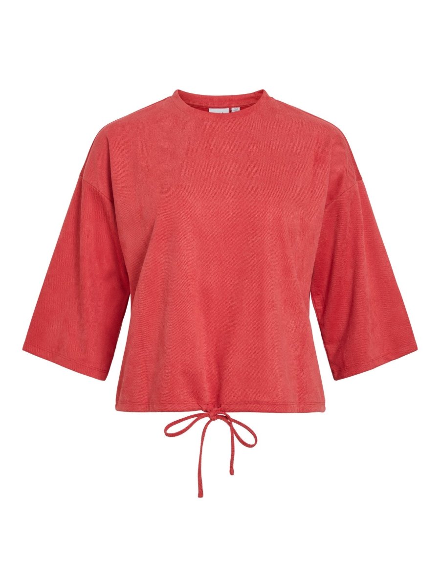 Visudas O-Neck 3/4 String Top van Vila – Tops voor dames | Meisjes Brugge