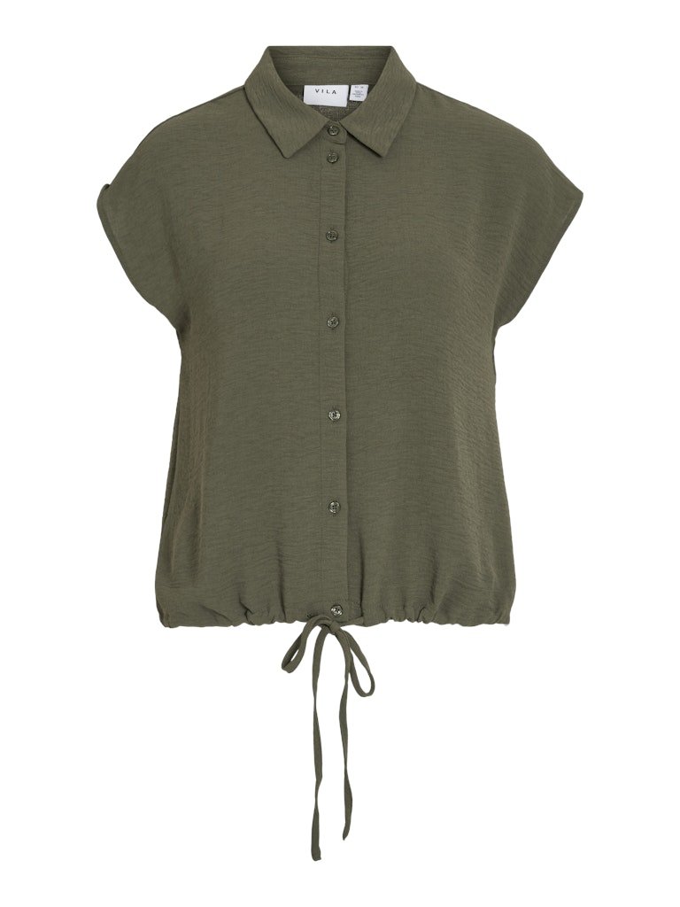 Visurashil S/S Short Shirt - koop Tops van Vila bij Meisjes Brugge