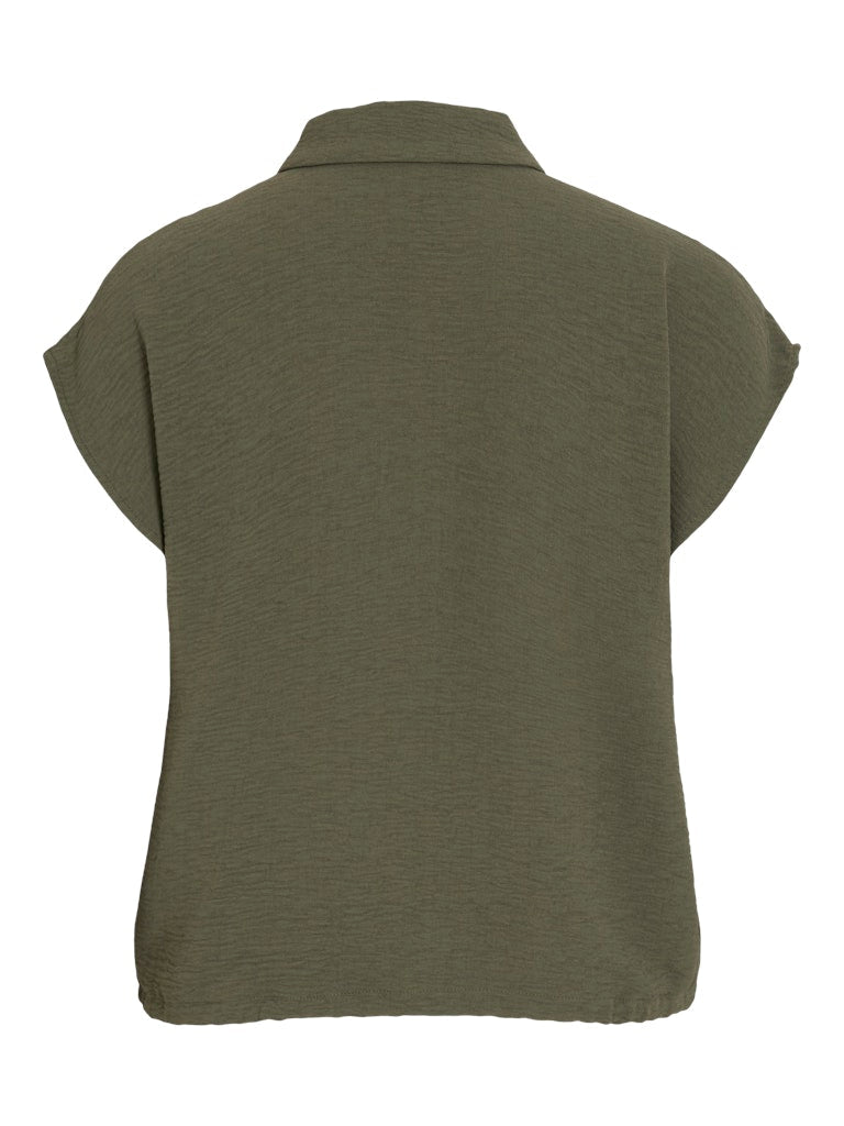 Visurashil S/S Short Shirt van Vila – Tops voor dames | Meisjes Brugge
