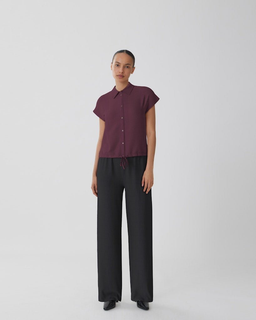 Visurashil S/S Short Shirt van Vila – Tops voor dames | Meisjes Brugge