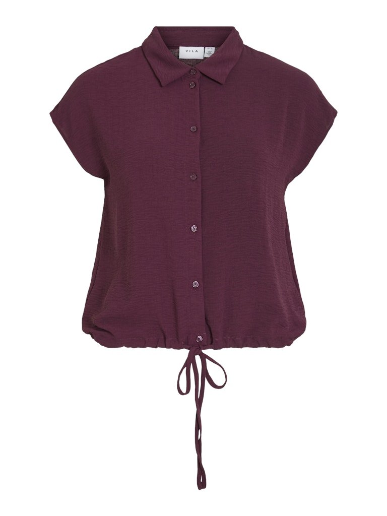 Visurashil S/S Short Shirt - koop Tops van Vila bij Meisjes Brugge