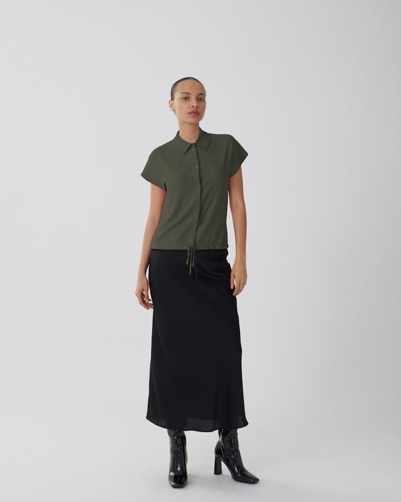 Visurashil S/S Short Shirt van Vila – Tops voor dames | Meisjes Brugge