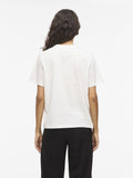 Visybil Berry O-Neck S/S Top van Vila – Tops voor dames | Meisjes Brugge