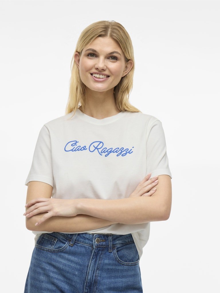 Visybil O - Neck S/S T-Shirt - koop Tops van Vila bij Meisjes Brugge