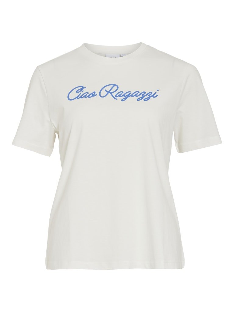 Visybil O - Neck S/S T-Shirt - koop Tops van Vila bij Meisjes Brugge