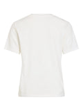 Visybilla Bisou O-Neck S/S Top van Vila – T-shirts voor dames | Meisjes Brugge