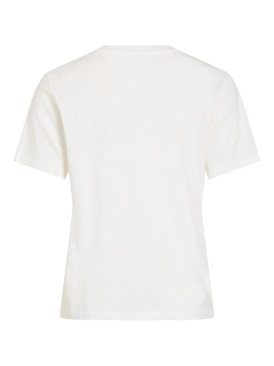 Visybilla Bisou O-Neck S/S Top van Vila – T-shirts voor dames | Meisjes Brugge