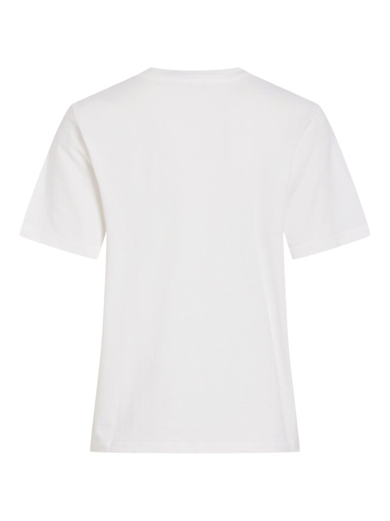 Visybilla Bisou O-Neck S/S Top van Vila – T-shirts voor dames | Meisjes Brugge