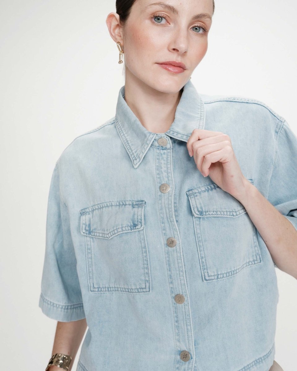 Vita Chemise van Grace and Mila – Shirts voor dames | Meisjes Brugge