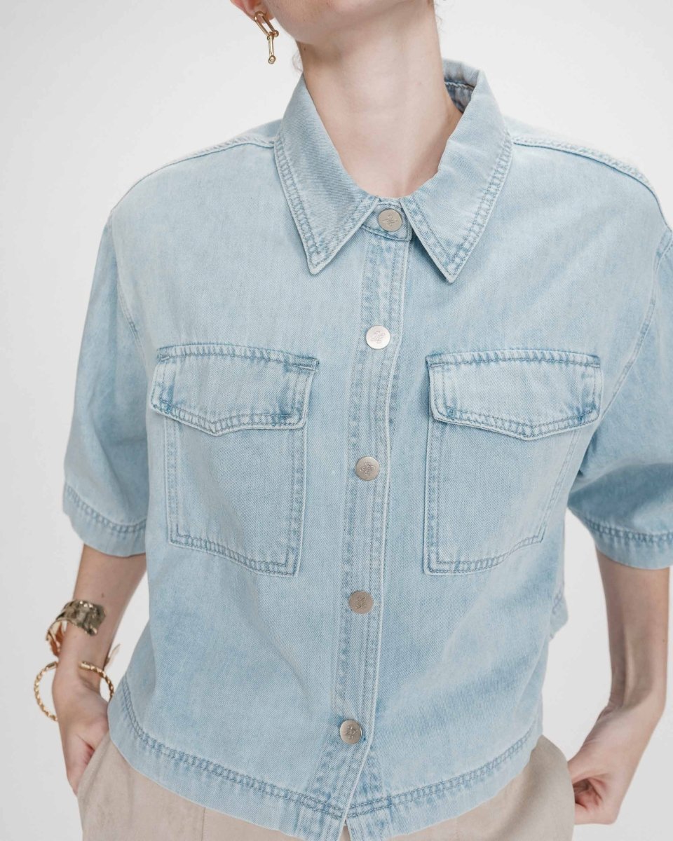 Vita Chemise van Grace and Mila – Shirts voor dames | Meisjes Brugge