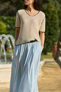 Rokken - Vivalencia Hw Ankle Skirt van Vila