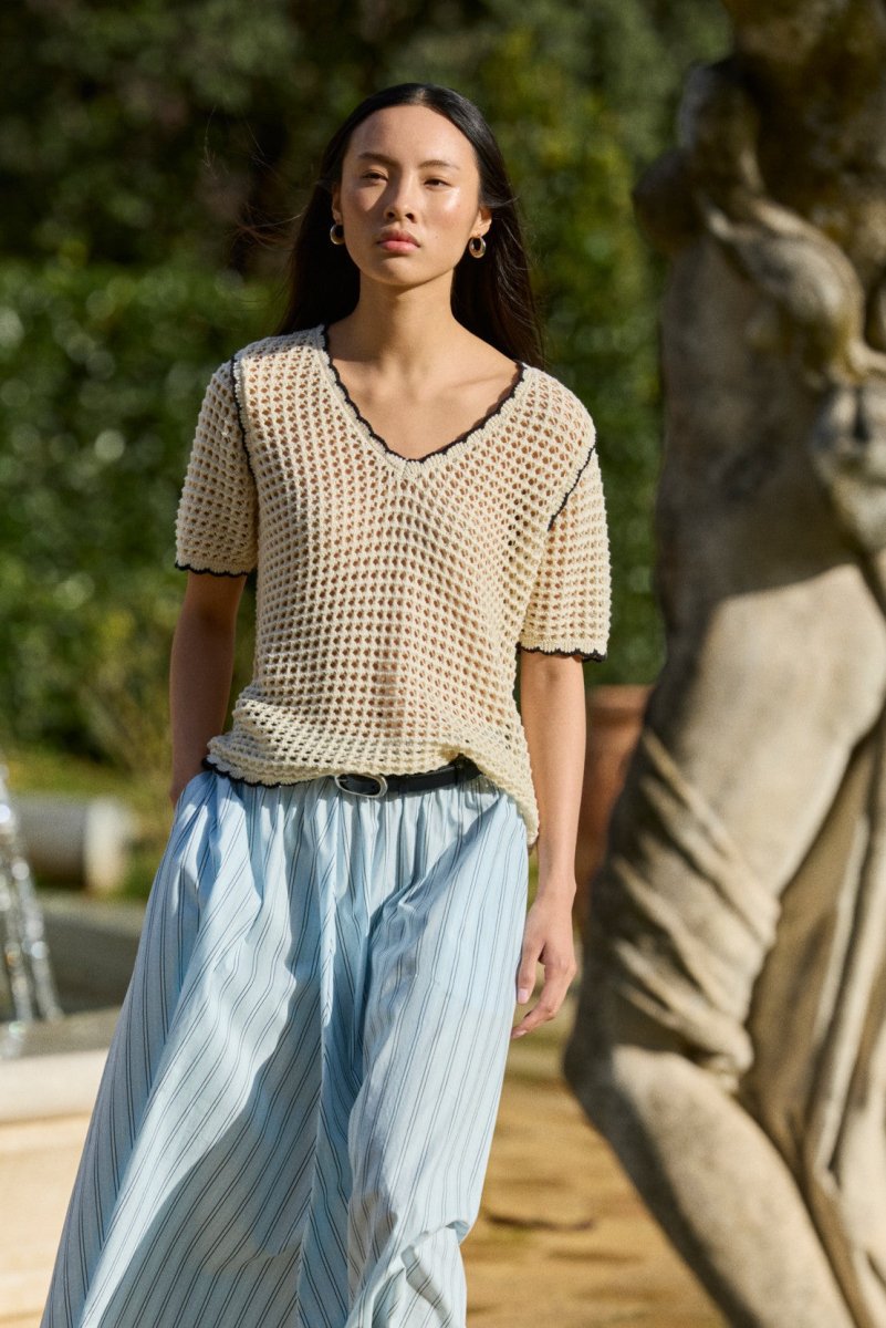 Rokken - Vivalencia Hw Ankle Skirt van Vila