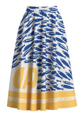 Vivalencia Print Ankle Skirt van Vila – Rokken voor dames | Meisjes Brugge