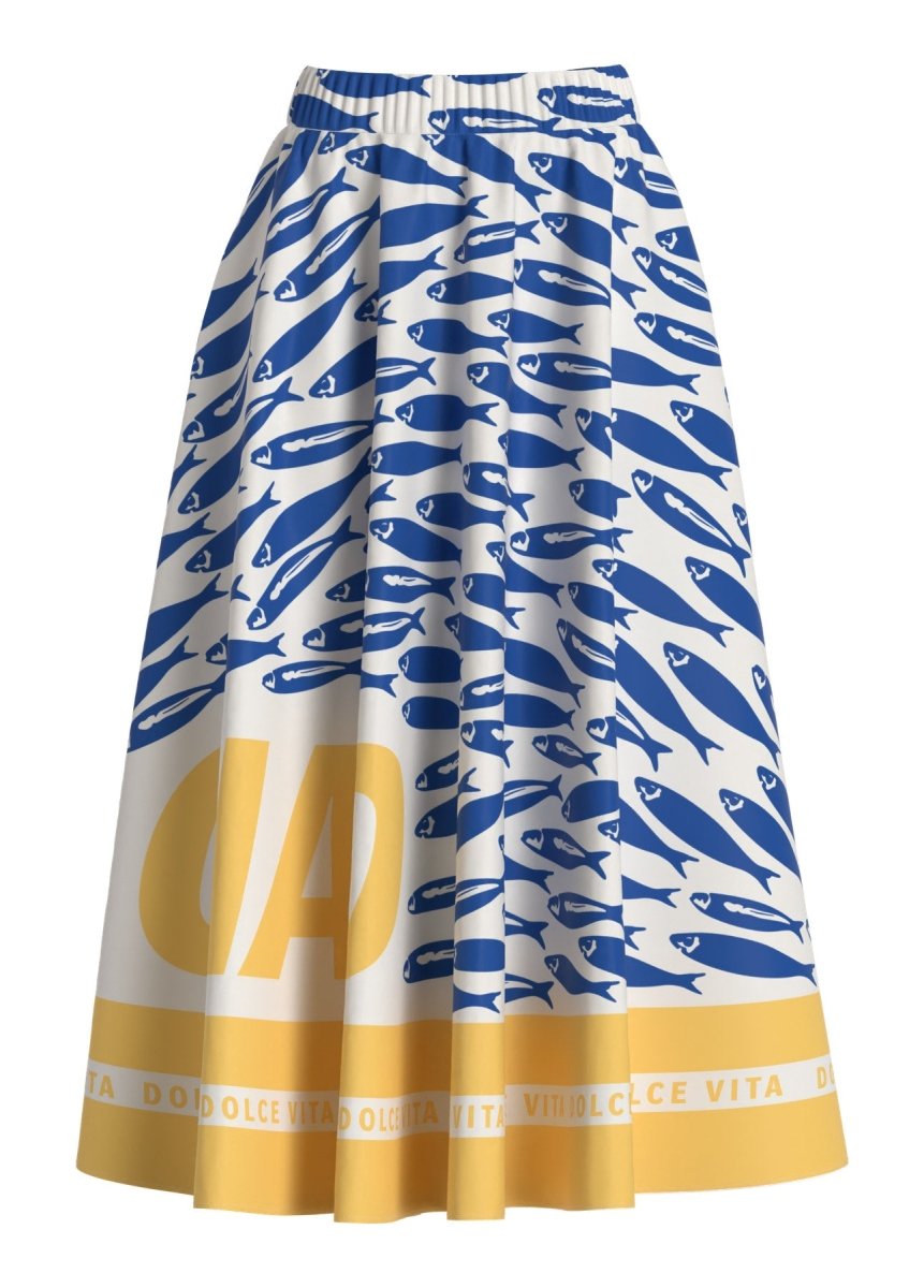 Vivalencia Print Ankle Skirt van Vila – Rokken voor dames | Meisjes Brugge