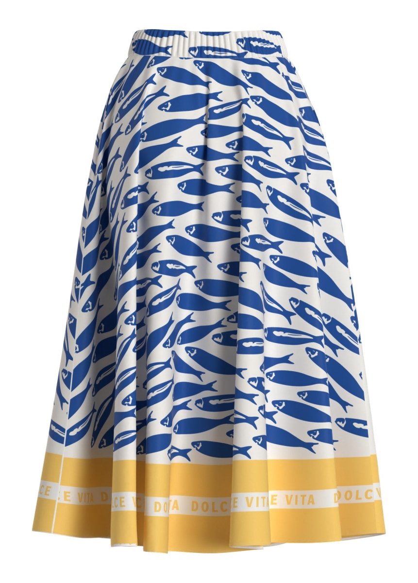 Vivalencia Print Ankle Skirt van Vila – Rokken voor dames | Meisjes Brugge