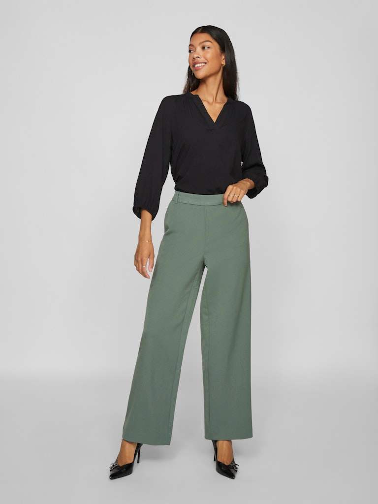 Vivarone Hw Wide Pant - Noos - koop Broeken van Vila bij Meisjes Brugge