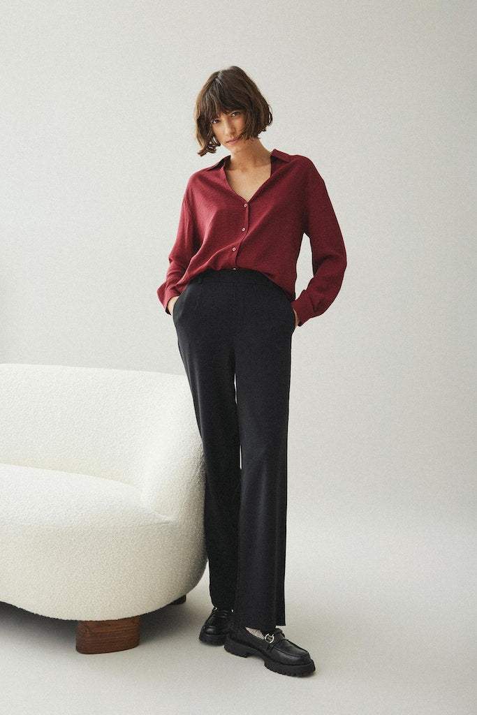 Broeken Vivarone Hw Wide Pant - Noos van Vila