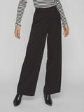 Black Broeken - Vivarone Hw Wide Pant - Noos van Vila