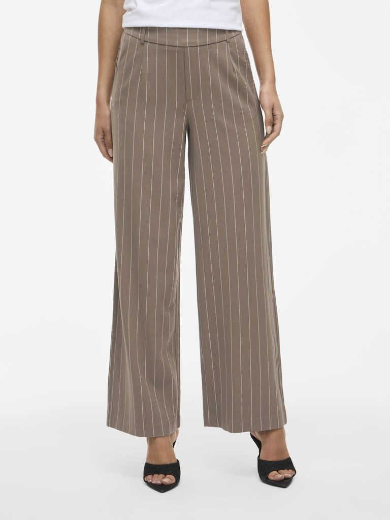 Vivarone Pattern Hw Wide Pant - Noos - koop Broeken van Vila bij Meisjes Brugge