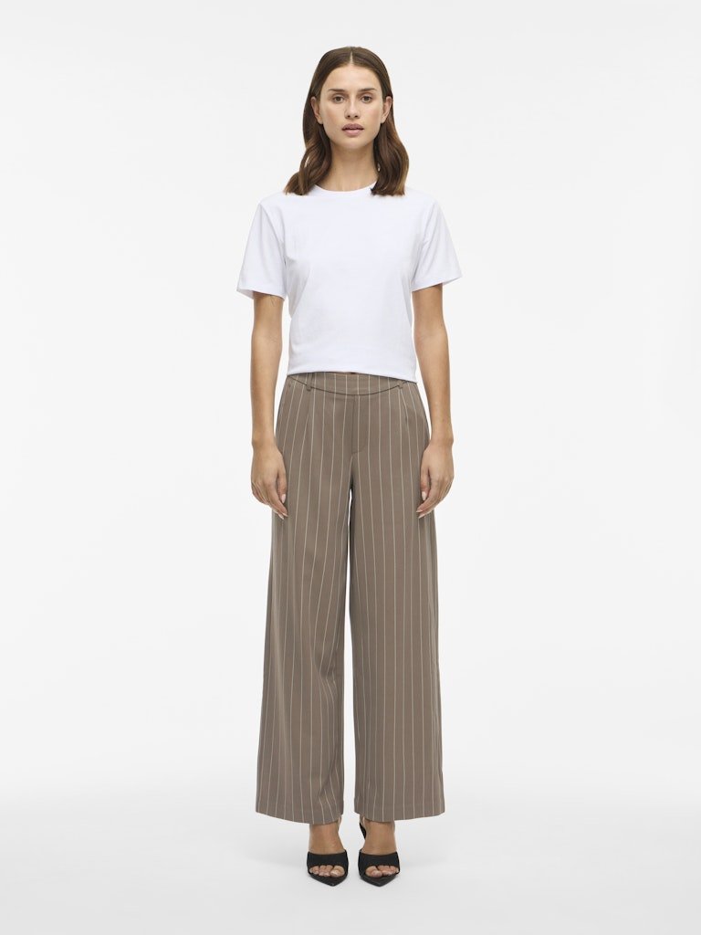 Vivarone Pattern Hw Wide Pant - Noos - koop Broeken van Vila bij Meisjes Brugge