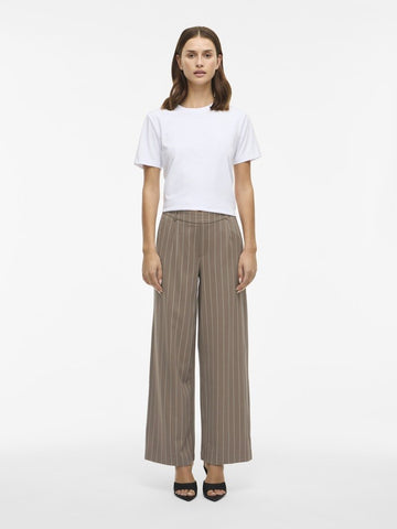Vivarone Pattern Hw Wide Pant - Noos - koop Broeken van Vila bij Meisjes Brugge