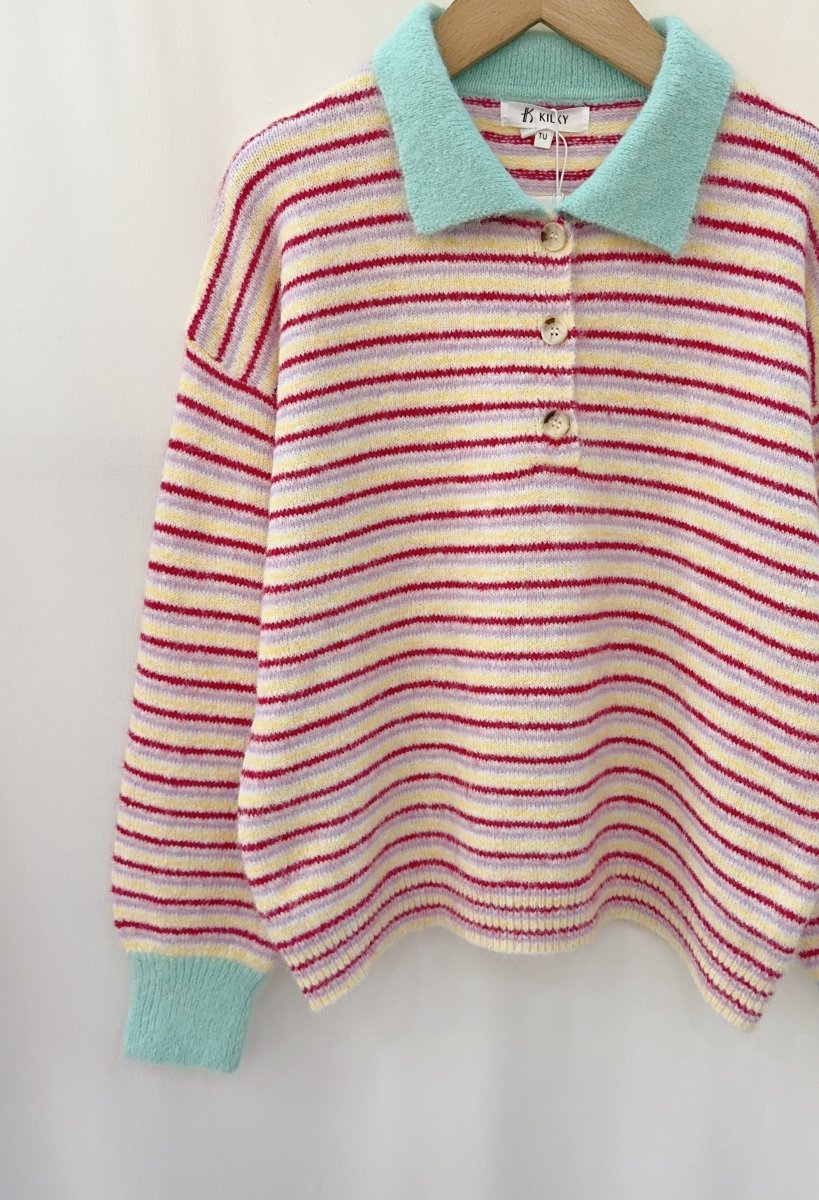 Pulls - Vivi Contrast collar polo van Kilky