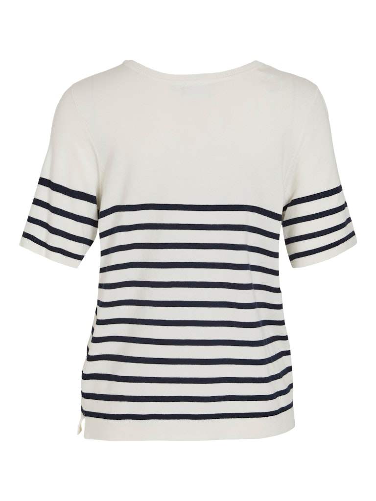 Viwennie V-Neck S/S Knit T-Shirt van Vila – T-shirts voor dames | Meisjes Brugge