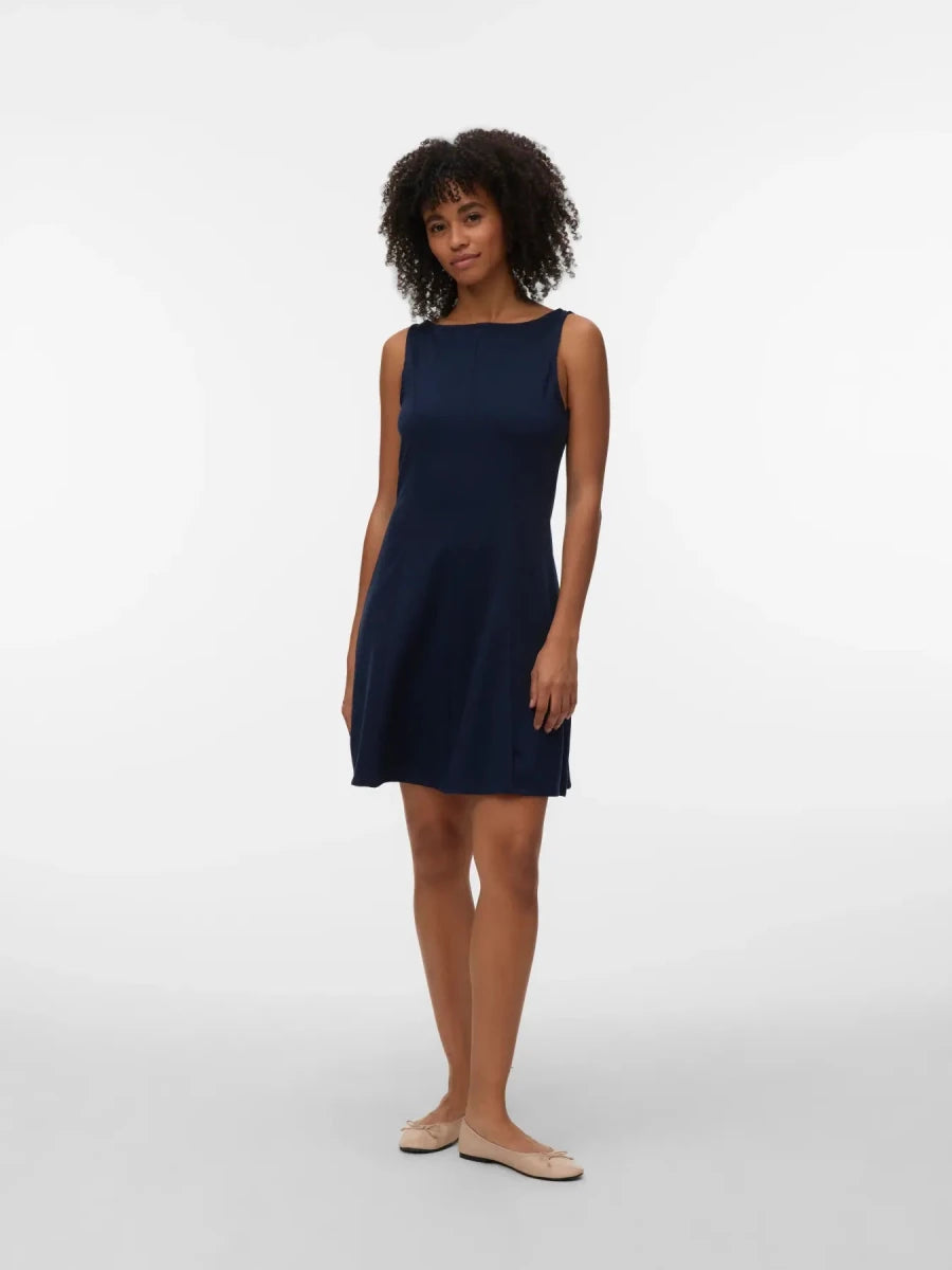 Vmabby Sl Peplum Short Dress – Jurken voor dames in kleur | Meisjes