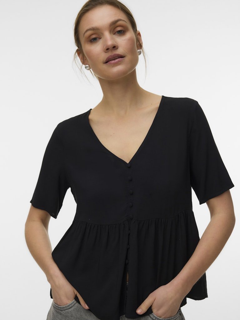 Vmalba Ss Peplum Shirt van Vero moda – Tops voor dames | Meisjes Brugge