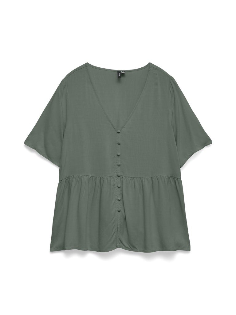 Vmalba Ss Peplum Shirt van Vero moda – Tops voor dames | Meisjes Brugge