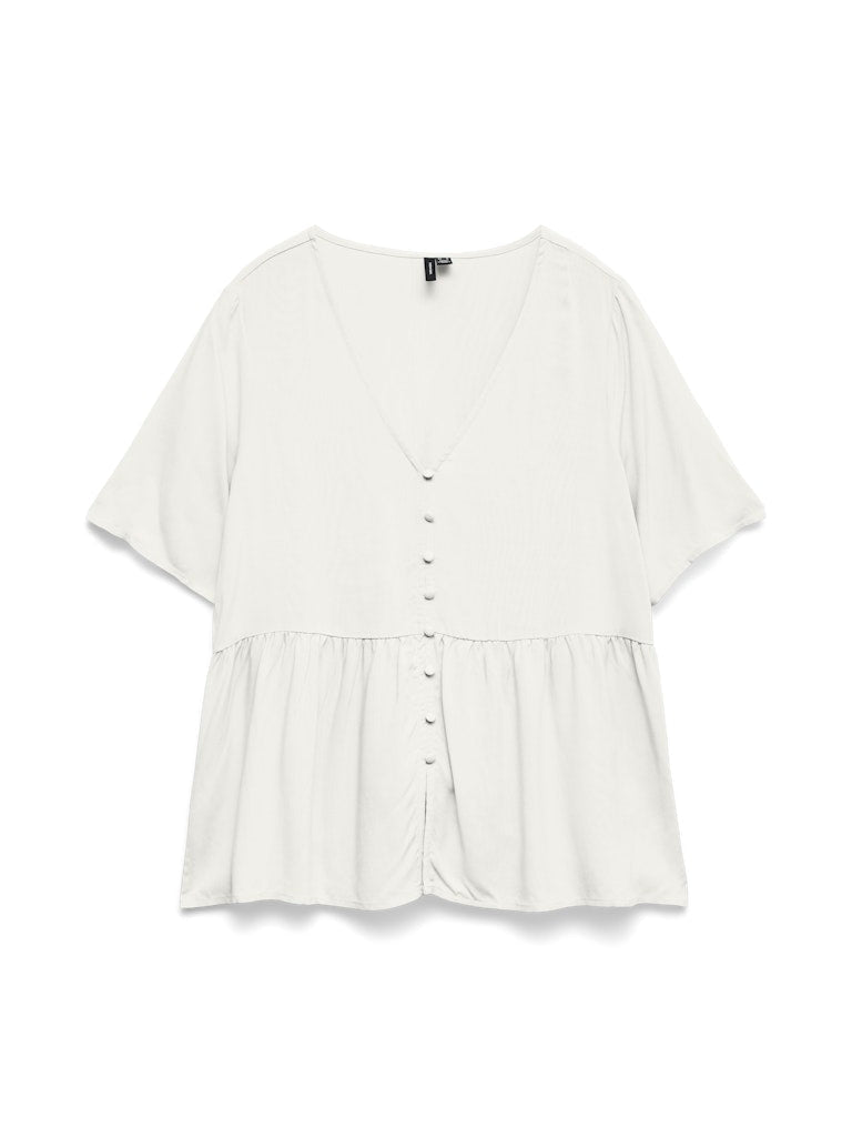 Vmalba Ss Peplum Shirt van Vero moda – Tops voor dames | Meisjes Brugge