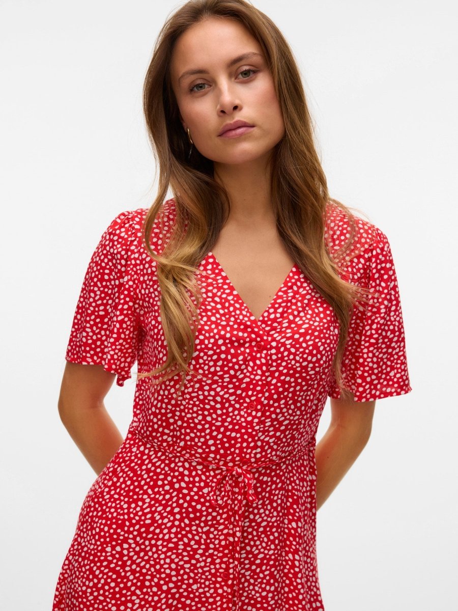 Vmalba Ss Short Dress Noos - SS26 van Vero moda – Jurken voor dames | Meisjes Brugge