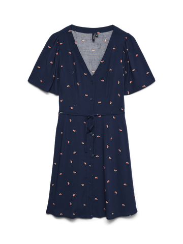 Vmalba Ss Short Dress Noos - Watermelons van Vero moda – Jurken voor dames | Meisjes Brugge