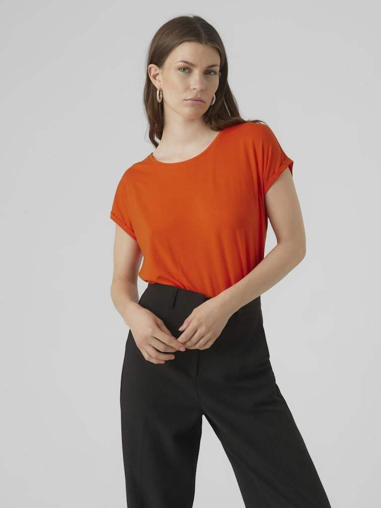 Tops - Vmava Plain Ss Top Noos van Vero moda