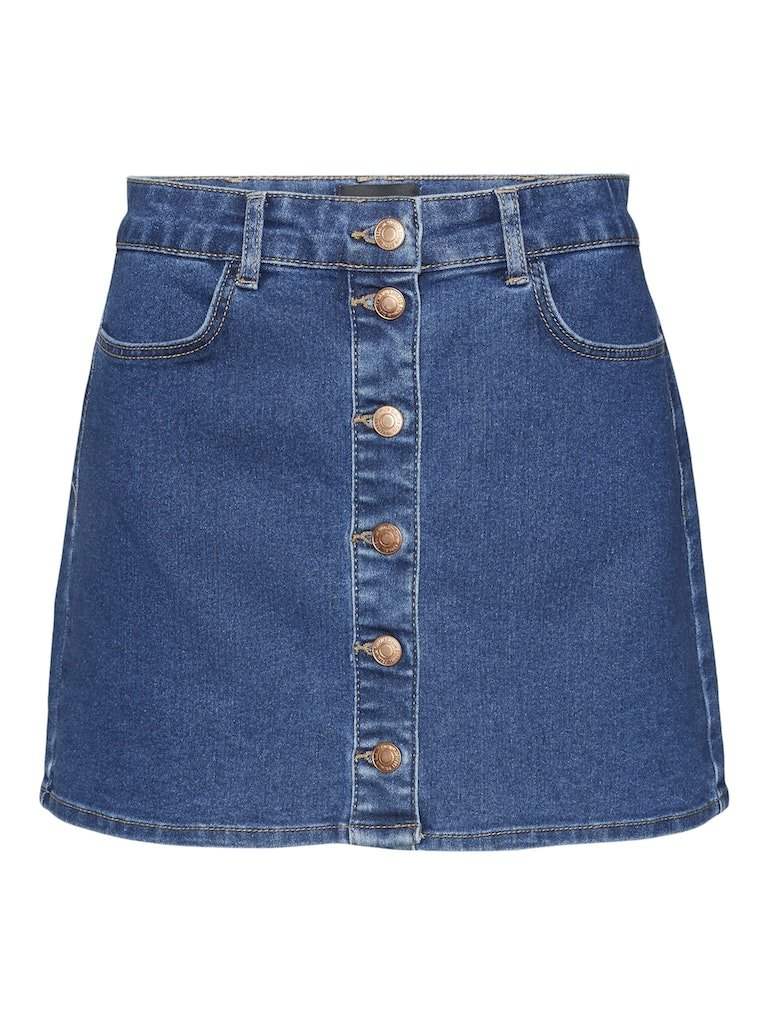 Rokken Vmbriana Hr Button Short Denim Skirt van Vero moda