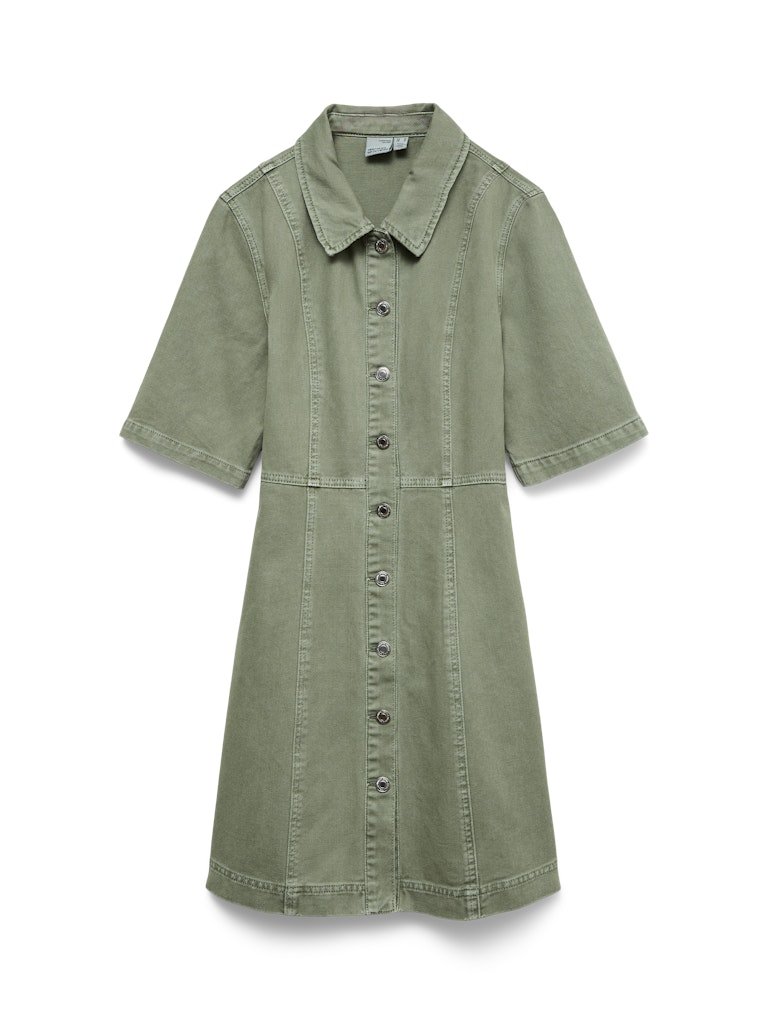 Laurel wreath-WASHED Jurken - Vmdaisy 2/4 Short Denim Dress Noos van Vero moda