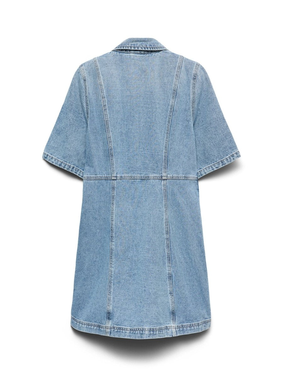 Vmdaisy 2/4 Short Denim Dress Noos van Vero moda – Jurken voor dames | Meisjes Brugge
