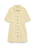 Vmdaisy 2/4 Short Denim Dress Noos - SS26 van Vero moda – Jurken voor dames | Meisjes Brugge