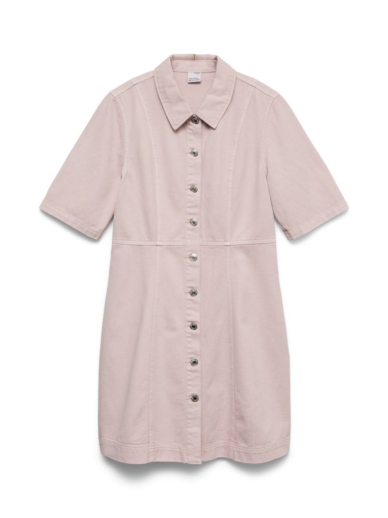 Vmdaisy 2/4 Short Denim Dress Noos - SS26 van Vero moda – Jurken voor dames | Meisjes Brugge