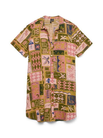 Vmelodie Ss Shirt Dress – Jurken voor dames in kleur | Meisjes