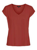 T-shirts Vmfilli Ss V-Neck Tee Noos van Vero moda