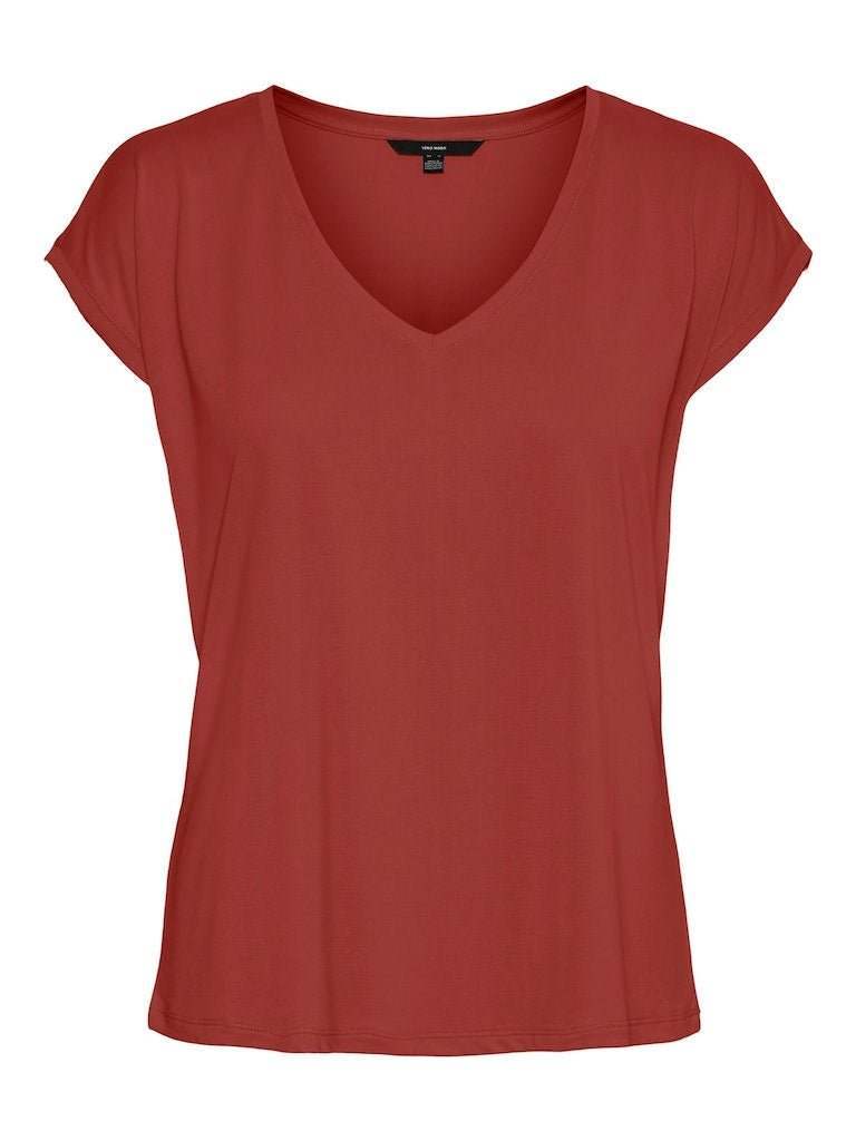 Vmfilli Ss V-Neck Tee Noos van Vero moda – T-shirts voor dames | Meisjes Brugge