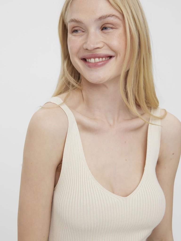 Vmglory Sl Rib Top Noos - koop Tops van Vero moda bij Meisjes Brugge