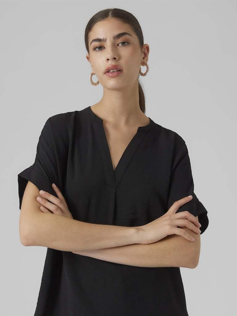 Black Tops - Vminge Ss Top van Vero moda