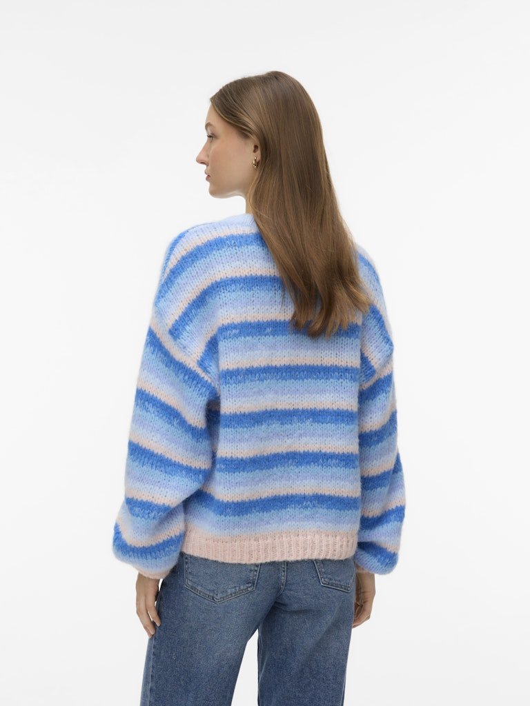 Pulls - Vmmaybe Stripe Ls O-Neck Pullover Noos van Vero moda
