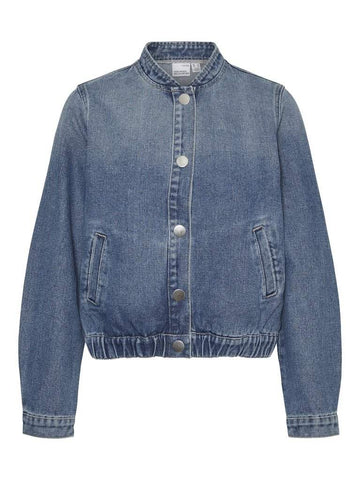 Jassen Vmmira Ls Bomber Denim Jacket Gu3217 van Vero moda