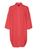 Cayenne Shirts - Vmnatali 3/4 Long Overshirt Dress van Vero moda