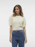 Pulls Vmnova Ss O-Neck Puff Pullover van Vero moda